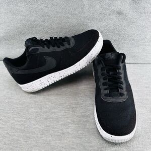 NIKE AIR FORCE 1 - DC4831-003  Men's Black Crater Flyknit  Sneakers Size 13 B15